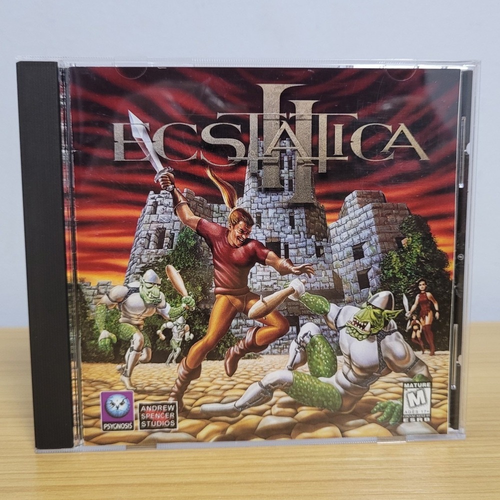 Ecstatica II 2 (PC, CD-ROM, 1997) Jewel case | PC computer game w/manual